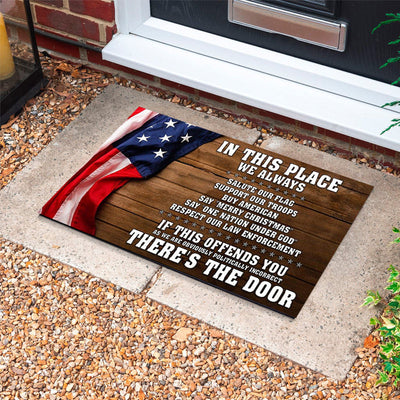 In This Place We Always - D325 - Doormat