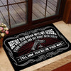 Before You Break Into My House - D304 - Doormat