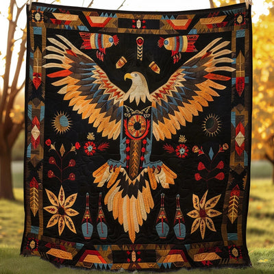 Eagle Native American Blanket - D257 - Premium Blanket