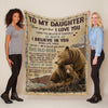 I Believe In You - A932 - Brown Bear Premium Blanket