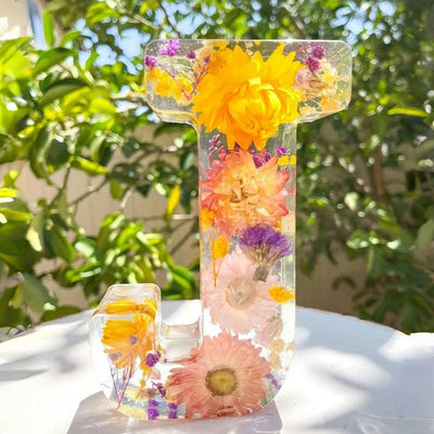 Floral Resin Night Light