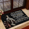 I Am a Warrior - Veteran - D326 - Doormat