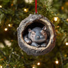 Hippo Handmade Animal Christmas Ornament CH046