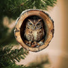 Owl Handmade Animal Christmas Ornament CH051