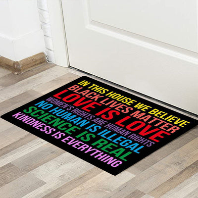 In This House We Believe - D313 - Doormat