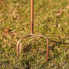 Handmade Metal Birdhouse Garden Stakes