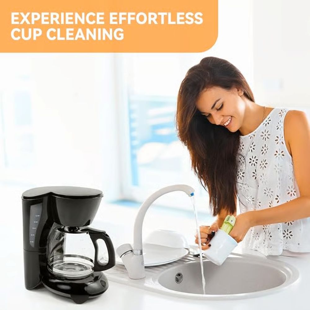 3-in-1 Crocodile Brush - Deep Cleaning for Narrow Cup Lids & Tableware Gaps