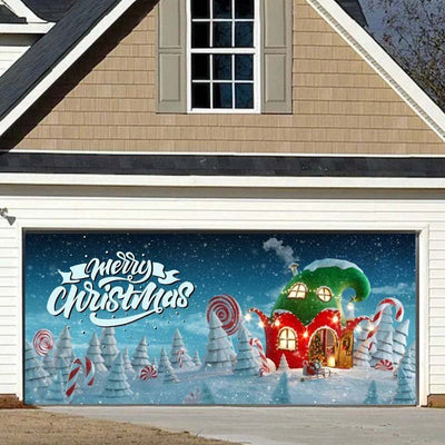 Christmas Wonderland Garage Door Covers CC003