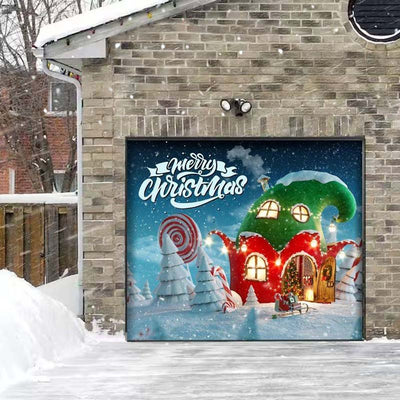 Christmas Wonderland Garage Door Covers CC003