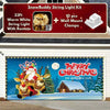 Santa On Reindeer Christmas Garage Door Covers CC004