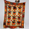 Autumn Vibe Pugs Blanket - D241 - Premium Blanket