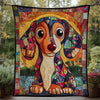 Dachshund Blanket - D290 - Premium Blanket