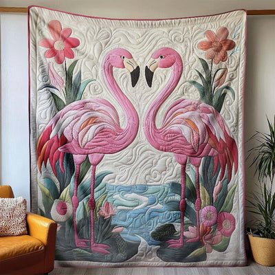 Flamingo Blanket - D299 - Premium Blanket