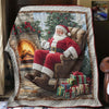 Fireside Dreams with Santa Blanket - H200 - Premium Blanket