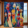 Whimsical Chickens Blanket - H216 - Premium Blanket