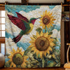 Sunflower Bliss Hummingbird Blanket - H239 - Premium Blanket