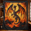 Lava Dragon Blanket - H245 - Premium Blanket