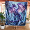 Glacial Majesty Dragon Blanket - H250 - Premium Blanket