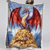 Mythic Wealth Dragon Blanket - H251 - Premium Blanket