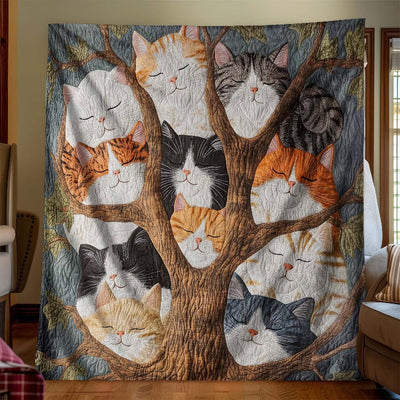 Purrfectly Playful Cats Blanket - H261 - Premium Blanket