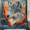 Majestic Wolf Blanket - H273 - Premium Blanket