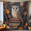 Bookish Owl Blanket - H294 - Premium Blanket