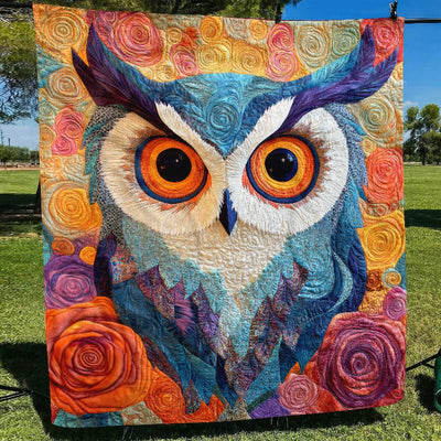 Rosy Owl Blanket - H296 - Premium Blanket