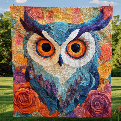 Rosy Owl Blanket - H296 - Premium Blanket