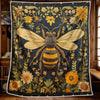 Floral Bee Blanket - H299 - Premium Blanket