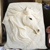 Graceful White Horse Blanket - H311 - Premium Blanket