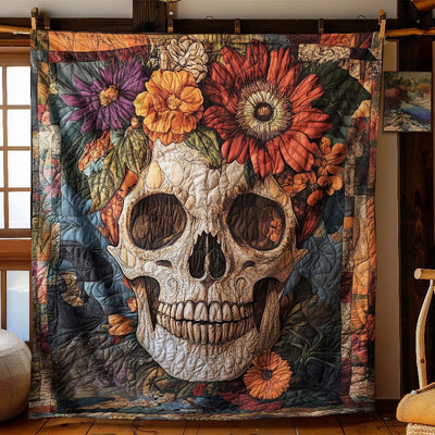 Eternal Bloom Skull Blanket - H320 - Premium Blanket