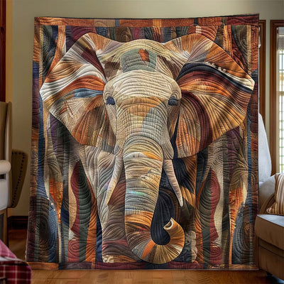 Midnight Wanderer Elephant Blanket - H324 - Premium Blanket