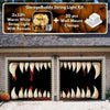 Monster Teeth Halloween Garage Door Covers HC003