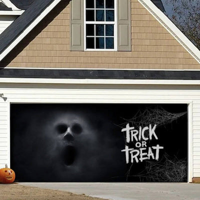 Ghostly Figure Halloween Garage Door Covers HC004