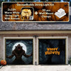 Werewolf Scene Halloween Garage Door Covers HC010