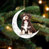 Havanese Sit On The Moon Ornament MO044