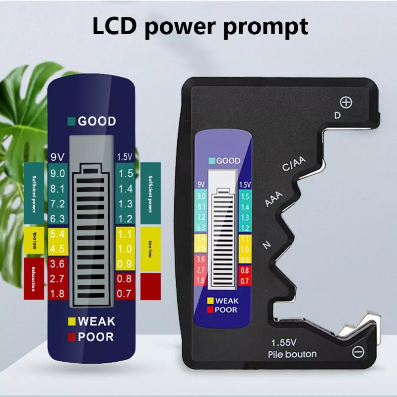 Universal Digital Battery Tester