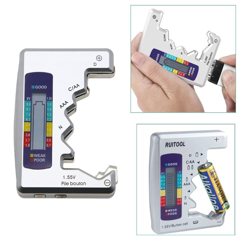 Universal Digital Battery Tester