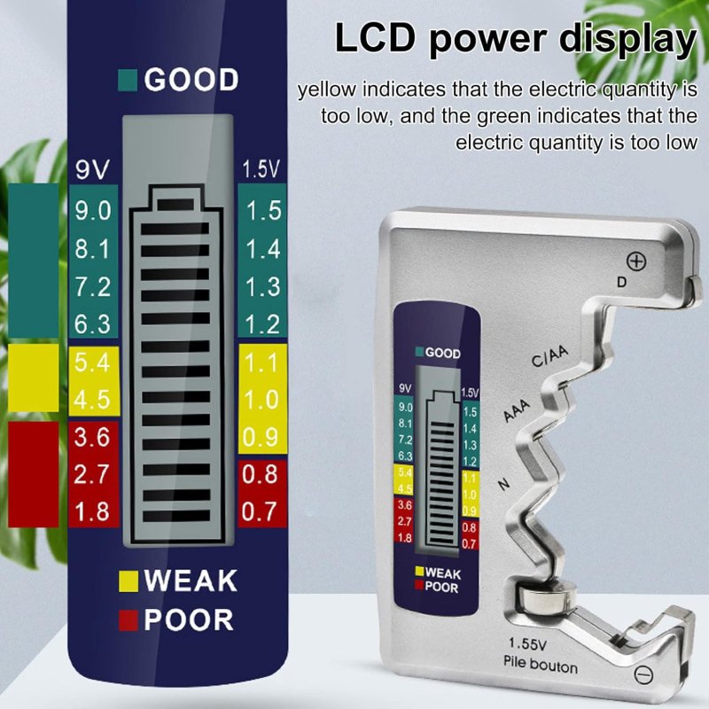 Universal Digital Battery Tester
