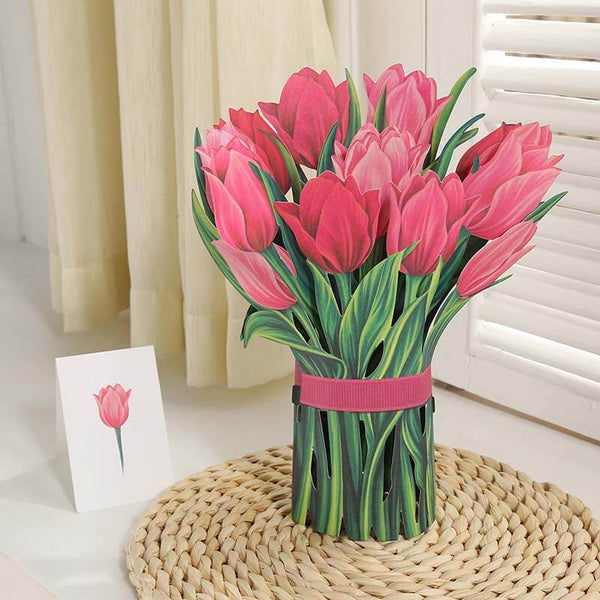 Pop Up Flower Bouquet Greeting Card