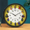 Wall Clock Including 12 Superheroes