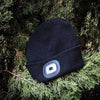 Unisex Winter Warm Knit Hat Head Torch Cap