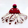 Octopus Pattern Color Block Knitted Hat