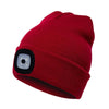 Unisex Winter Warm Knit Hat Head Torch Cap