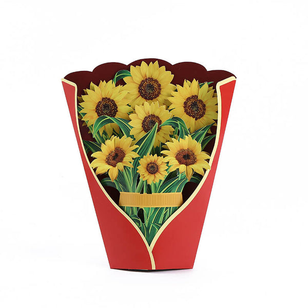 Pop Up Flower Bouquet Greeting Card