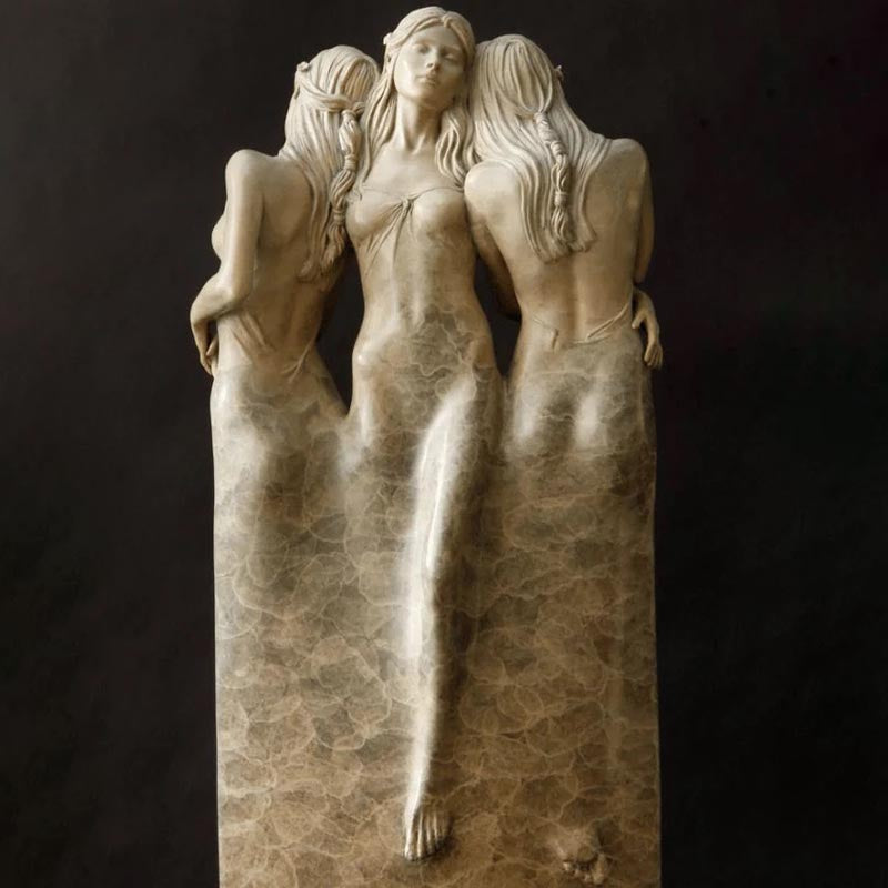 Sculpture of Three Goddess Embracing