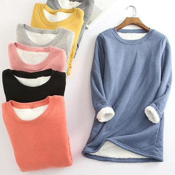 New Casual Cotton Round Neck Solid Sweatshirt (S-5XL)
