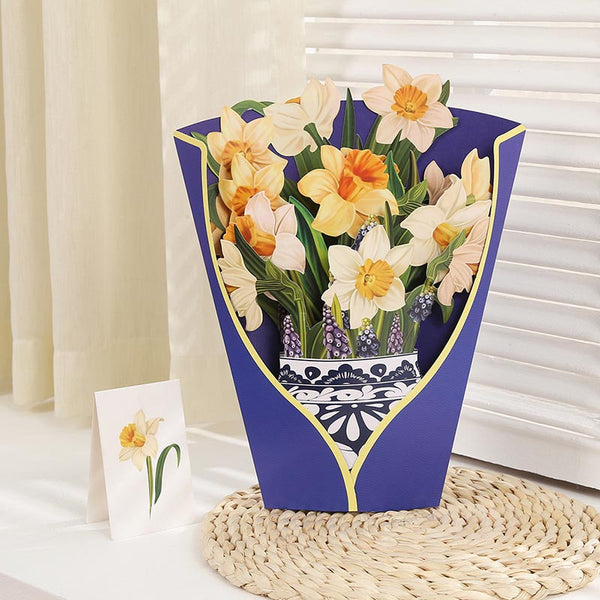 Pop Up Flower Bouquet Greeting Card