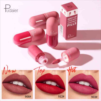 (3rd Anniversary of NicetyBar-Special Offer Only TODAY) 18 Color Moisture HeartBeat Matte Lipstick