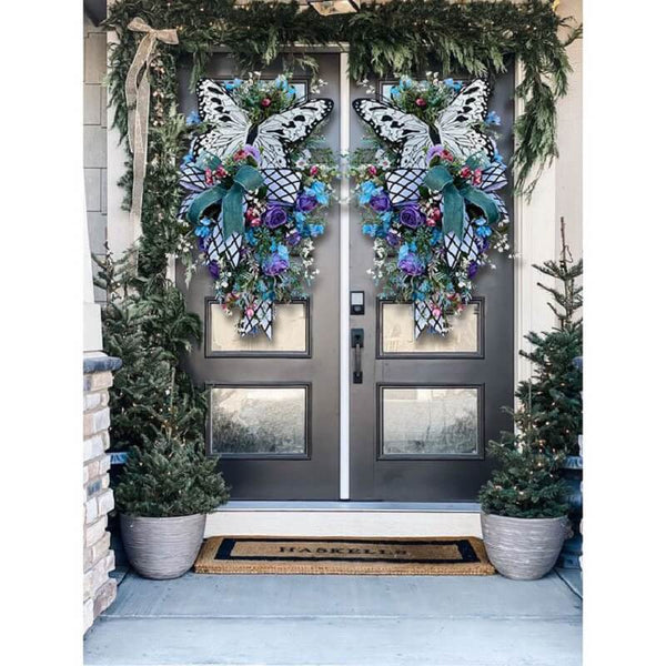 Spring Front Door Swag - Rustic Home Decor